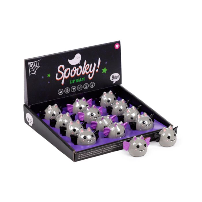 Bálsamo labial com forma de morcego Spookey