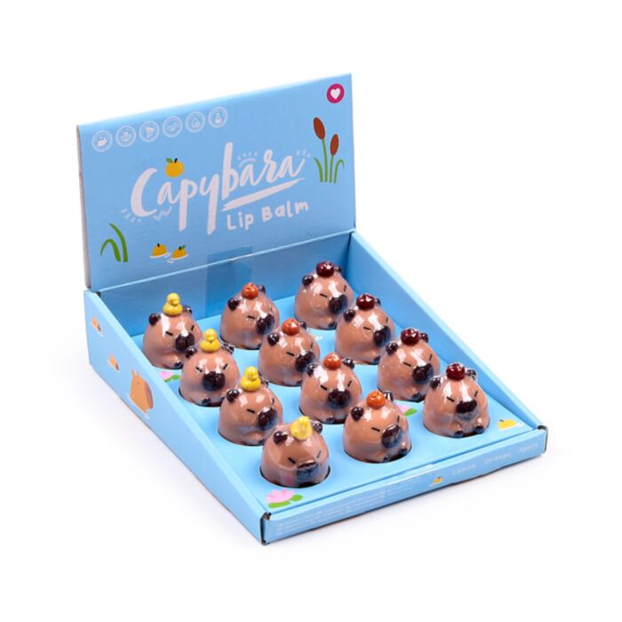 Bálsamo labial com forma  Capivara