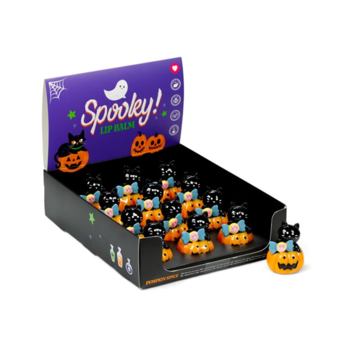 Bálsamo labial gato e abóbora Spooky 