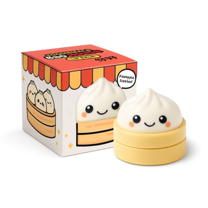 Bálsamo labial com forma Foodiemals Bao House Bao Bun