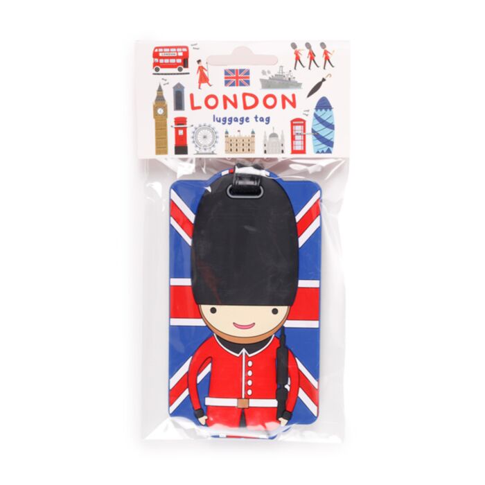Idenficador de equipagem em PVC - guarda inglês de Londres