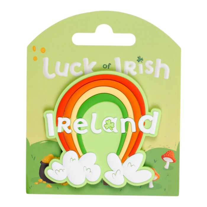 Íman de PVC Souvenir Irlanda Anão da sorte
