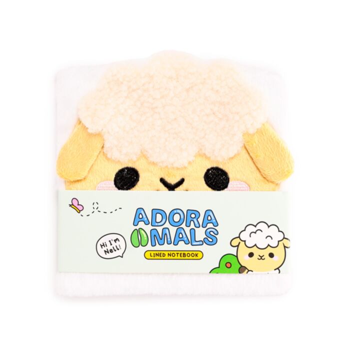 Bloco de Notas em Pelúcia Adoramals ovelha