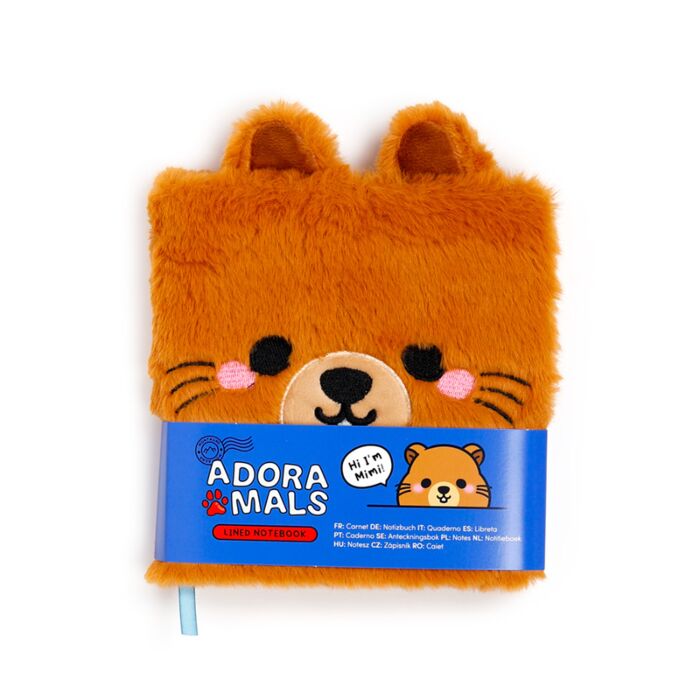 Bloco de Notas em Pelúcia Adoramals Mimi a Marmota
