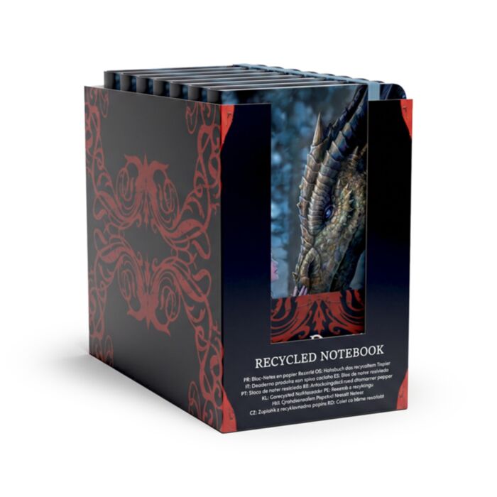 Bloco de Notas A6 em papel reciclado Anne Stokes