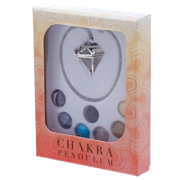 Pêndulo curativo de Pedras Chakra