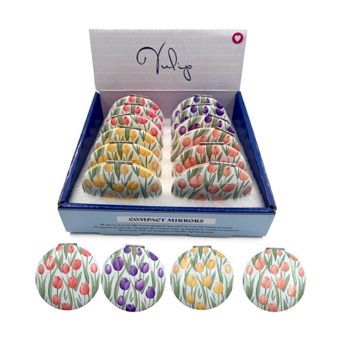 Espelho Compacto - Tulipas