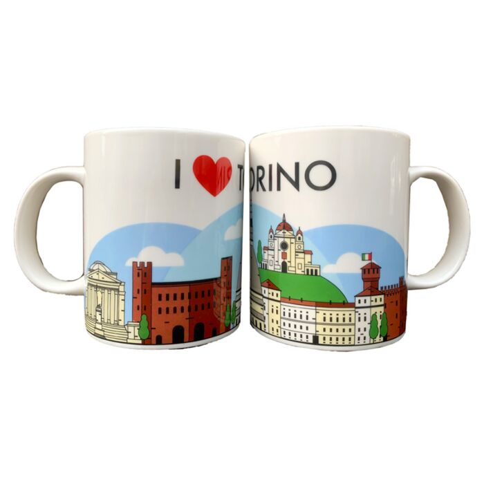 Caneca de Porcelana Coração Torino