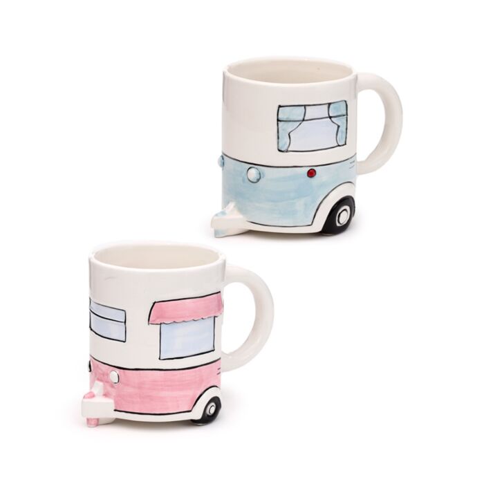 Caneca Cerâmica com forma Caravana Home Is Where You Park It