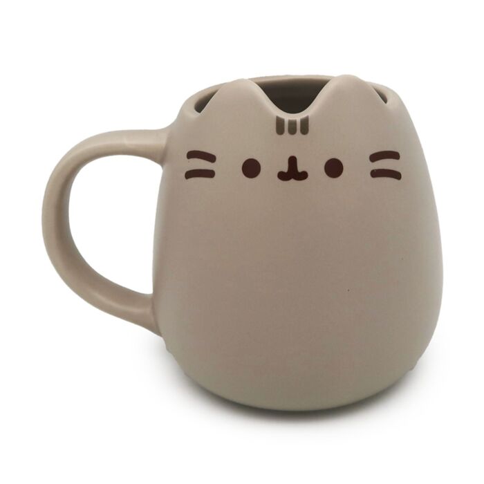 Caneca de cerâmica em forma Pusheen