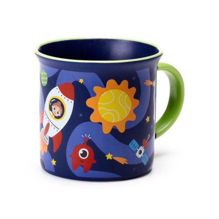Caneca Porcelana de bordo fino Cadete do Espaço