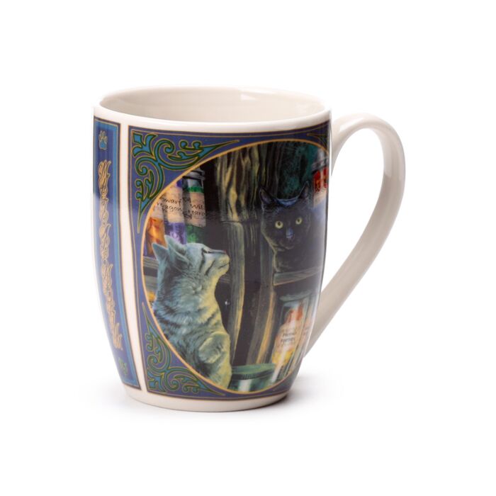 Caneca de Porcelana Lisa Parker Gatos do empório mágico