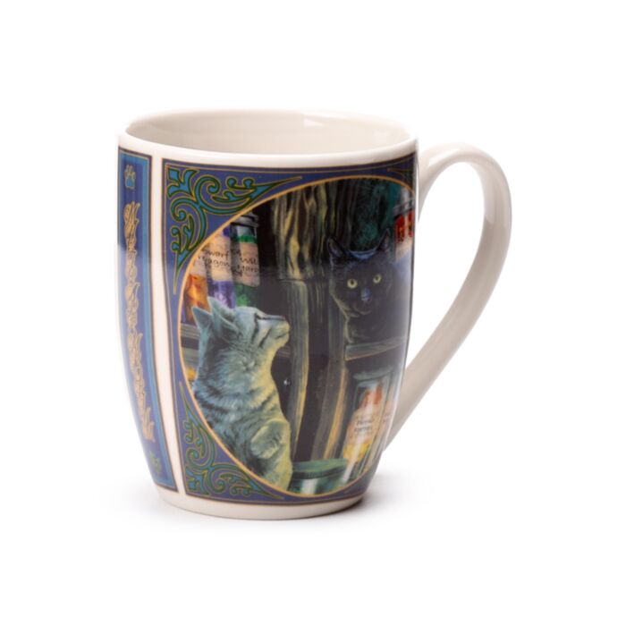 Caneca de Porcelana Lisa Parker Gatos do empório mágico