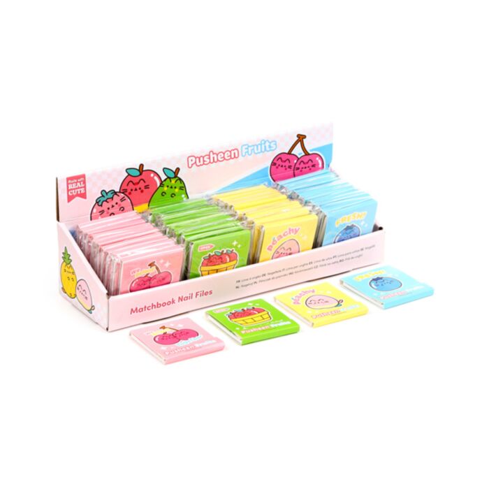 Caixa Lima de unhas Pusheen Frutas