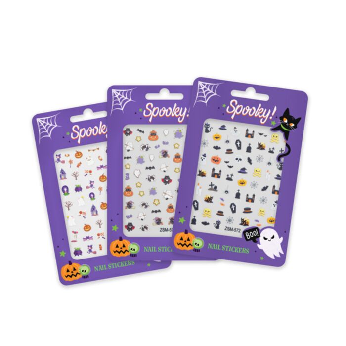 Autocolantes para unhas Spooky