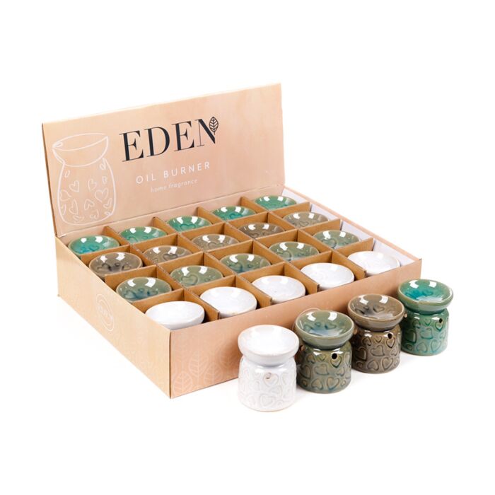 Queimador de óleo Eden de Cerãmica pequeno com Cor