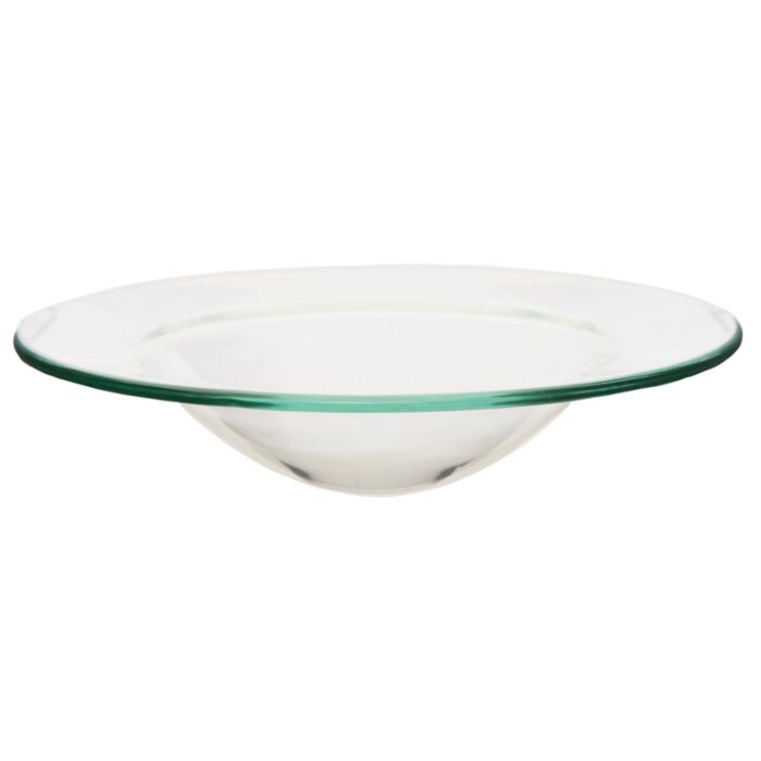 Prato de Cristal para Queimador de Óleo e Ceras
