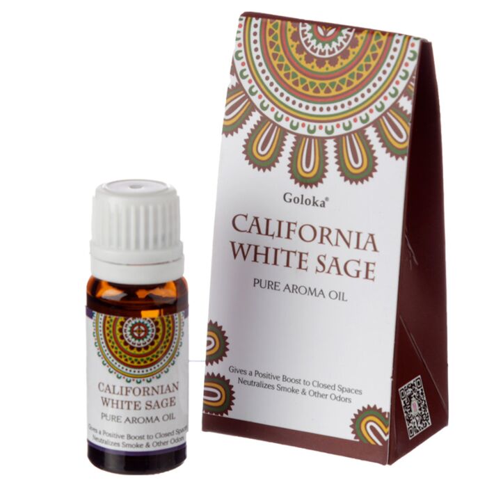 Óleo Aromático Goloka California Salva Branca 10ml