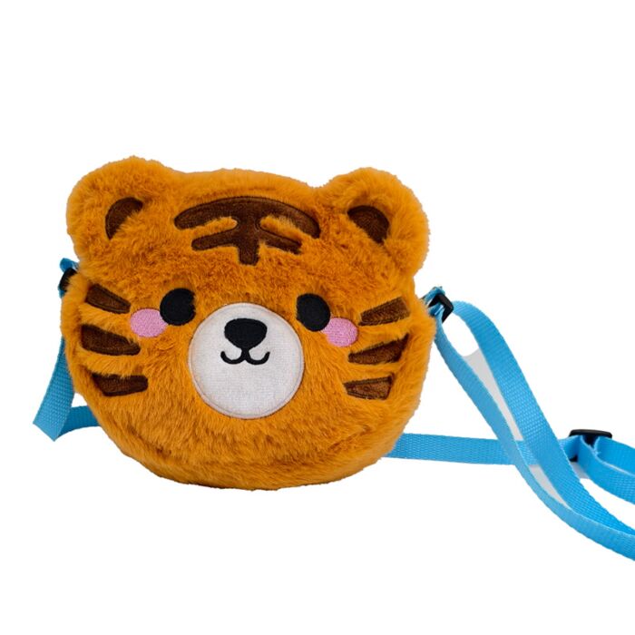 Bolsa de tiracolo em pelúcia Alfie o Tigre Adoramals