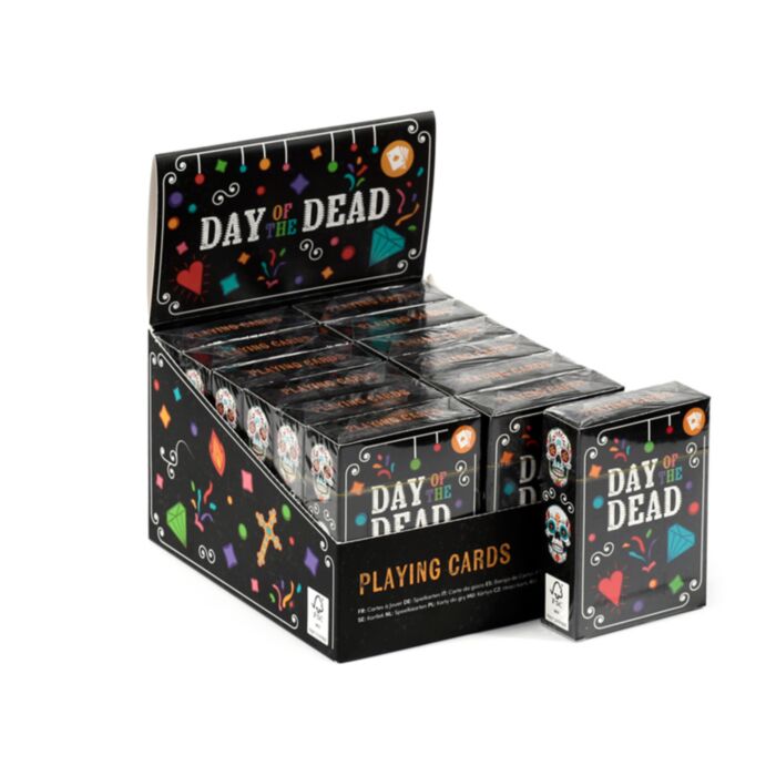 Cartas de jogo Dia dos Mortos