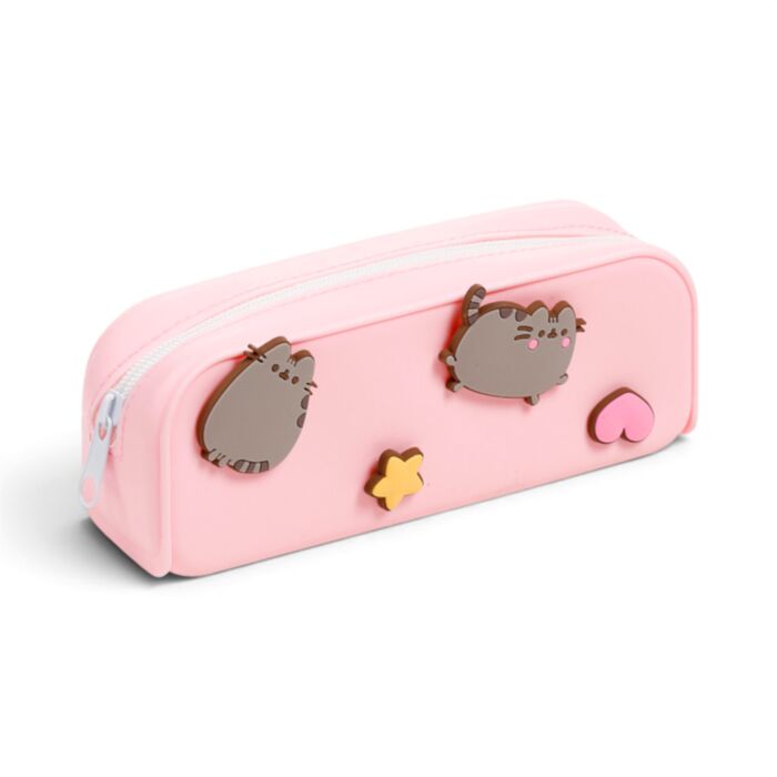Estojinho de silicone Pusheen the Cat Stars & Hearts 