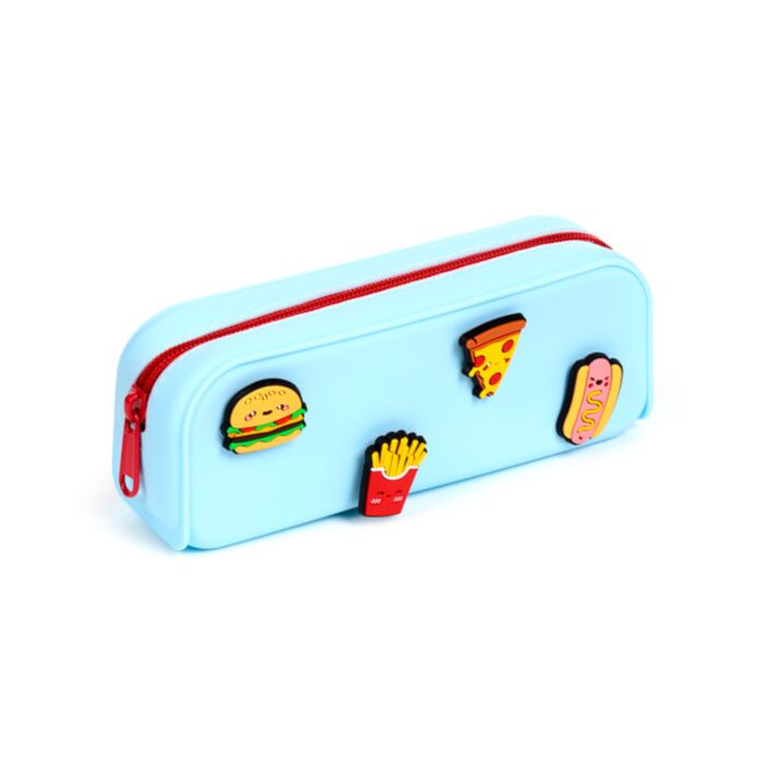 Estojo de silicone para lápis com Charms - Foodiemals