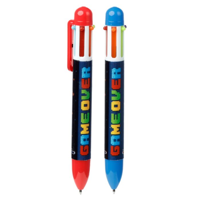 Game Over Caneta Multicor (6 Cores)