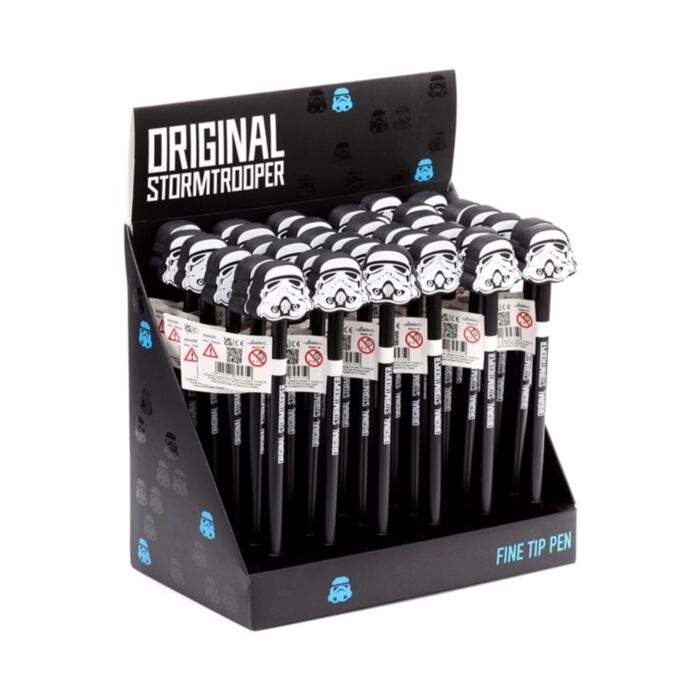 Caneta de ponta fina com topo em PVC de dupla face The Original Stormtrooper