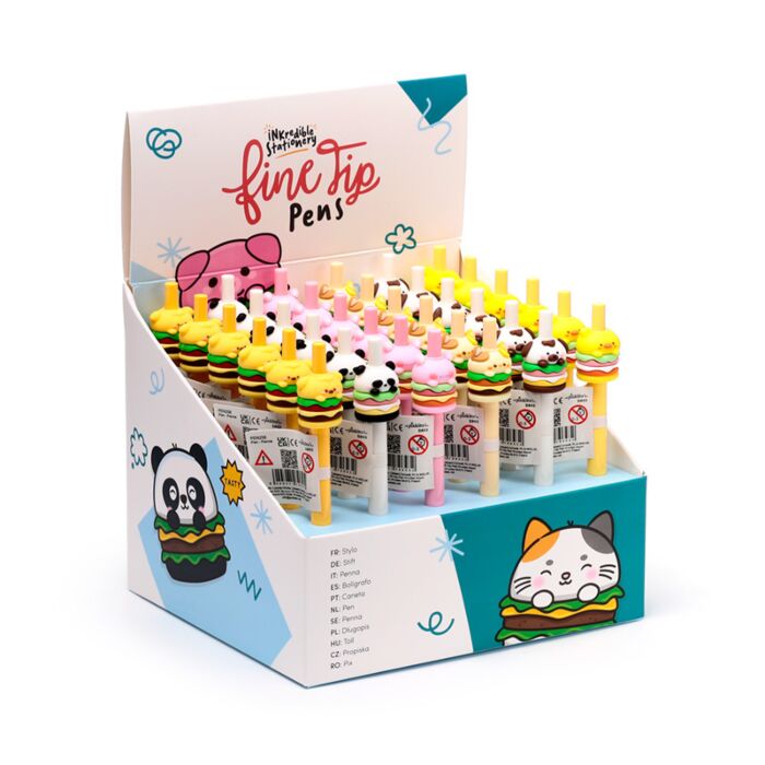 Caneta de ponta fina Foodiemals Hambúrguer