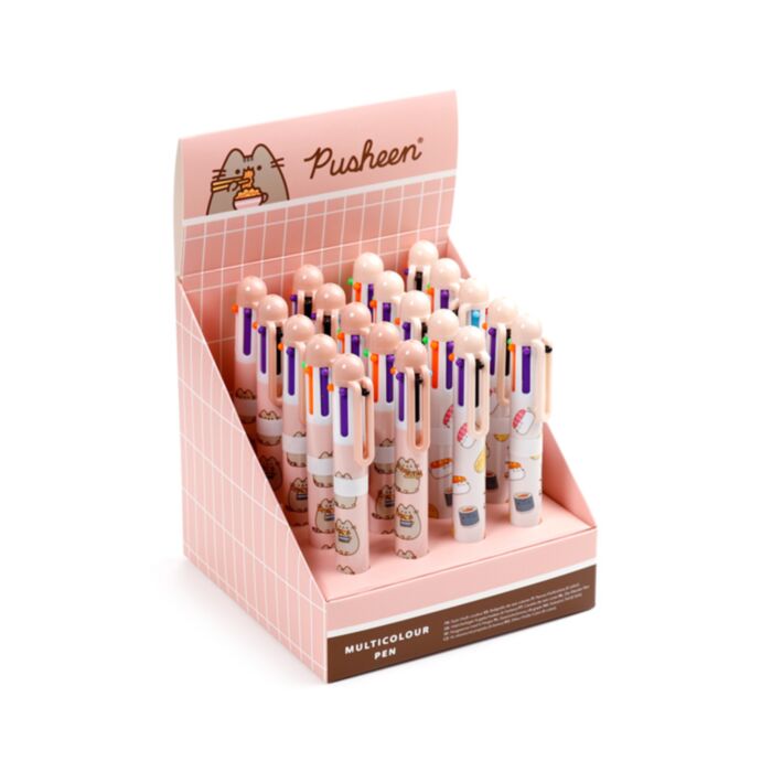 Caneta Multicor Pusheen the Cat Sushi Club (6 Cores)