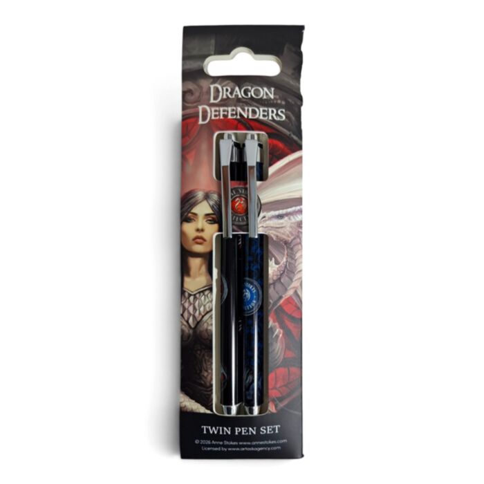 Set 2 Canetas Anne Stokes Dragon Defender