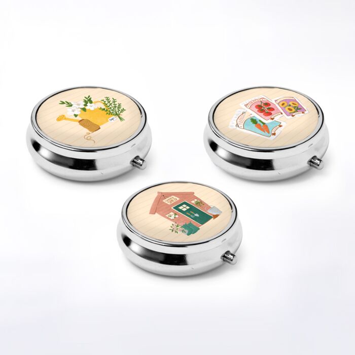 Caixa de Comprimidos In the Garden-Jardim