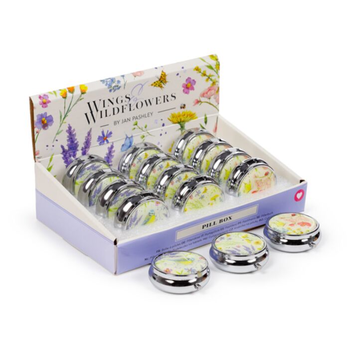 Caixa de Comprimidos Jan Pashley Wings & Wildflowers
