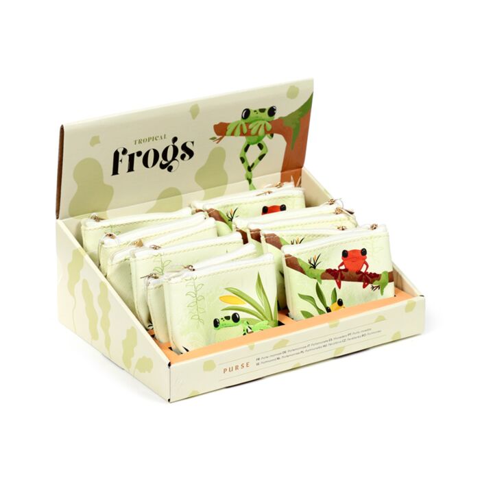 Carteira PVC Rãs Tropicais