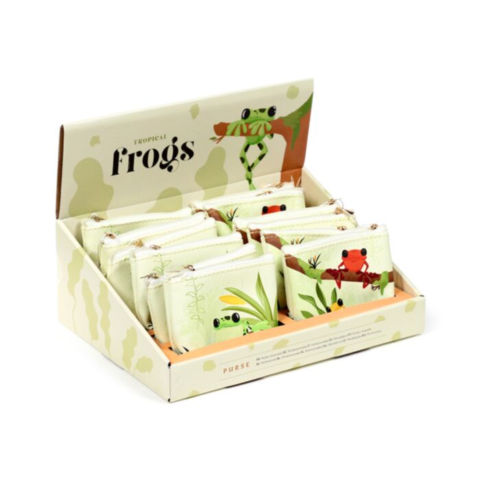 Carteira PVC Rãs Tropicais