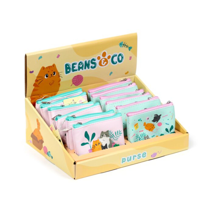 Carteira PVC Beans & Co Gatos