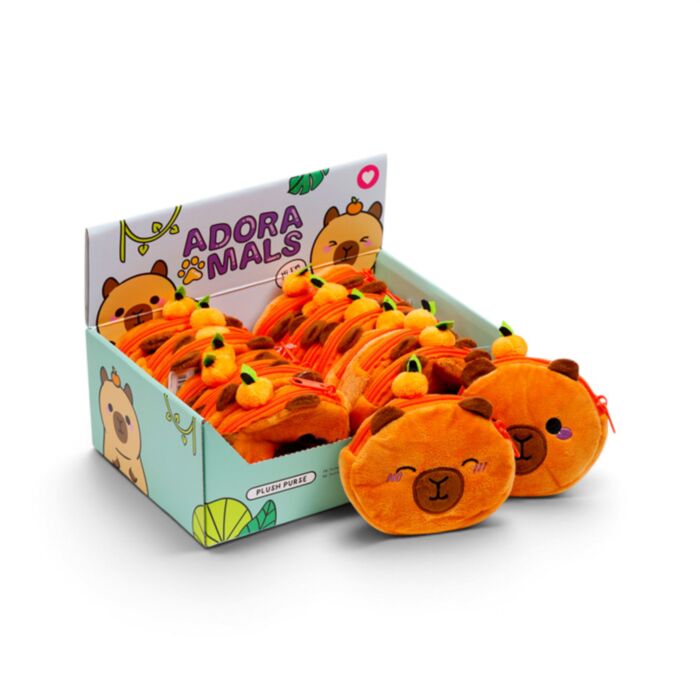 Porta-moedas mini Adoramals Capivara