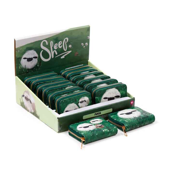 Carteira pequena com fecho Ovelha