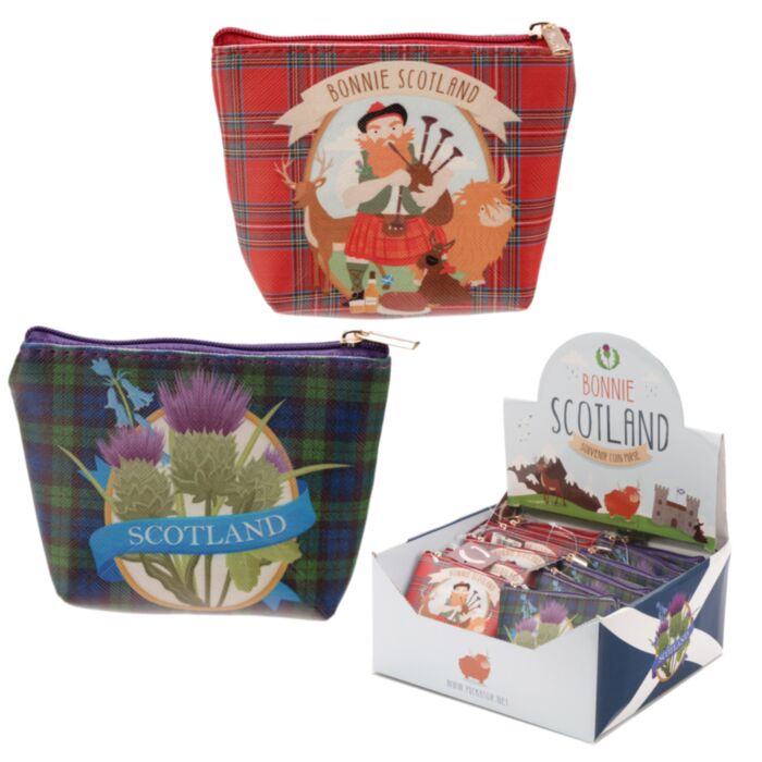 Porta-moedas PVC - Bonnie Scotland