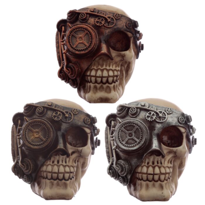 Caveira Ornamento Cabeça Steampunk