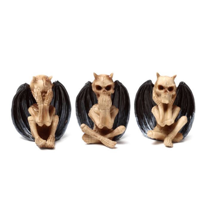 3 Cefieiros da morte com asas - Não ouvir, não falar, não ver o mal