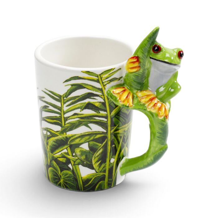Caneca com Asa em forma de Rã