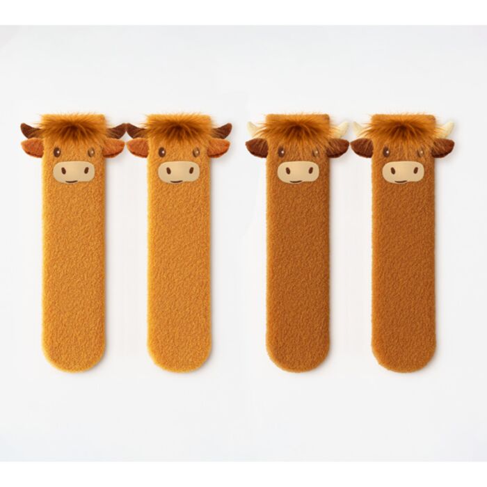Meias fofinhas e macias Highland Coo Cow
