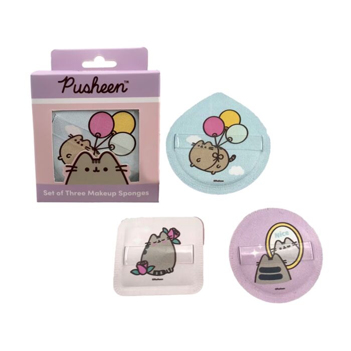 Set de 3 Esponjas de Maquilhagem Pusheen 