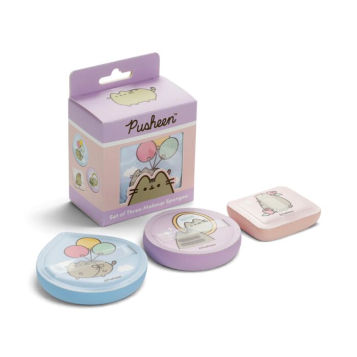 Set de 3 Esponjas de Maquilhagem Pusheen 