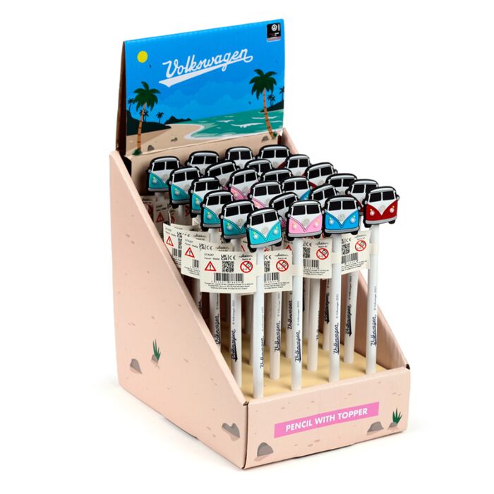 Lápis com topo em PVC - VW Volkswagen T1 Camper Bus