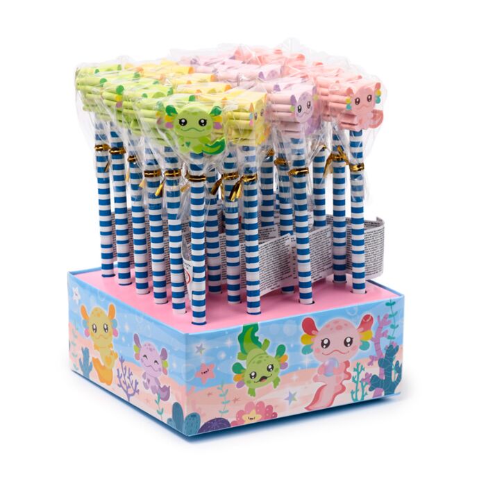 Lápis Axolote com borracha