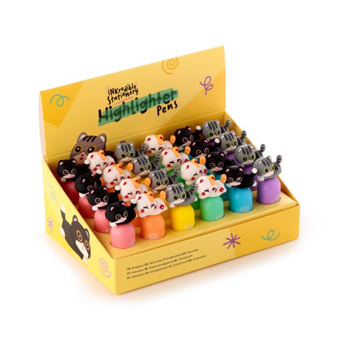 Caneta marcadora com topo - Gatinho fofo