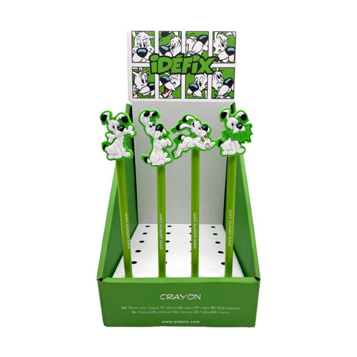 Lápis com Detalhe em PVC - Idefix