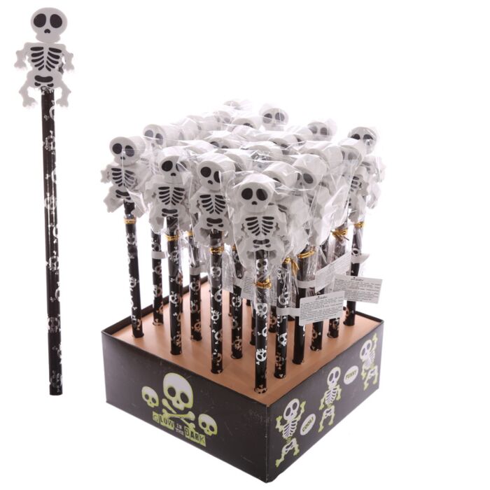 Lapiz e borracha Esqueleto divertido